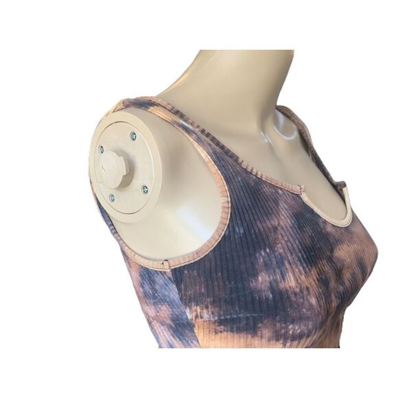 SHEIN Multi Scoop Neck Sleeveless Ribbed Crop Top Size Small - Picture 4 of 11